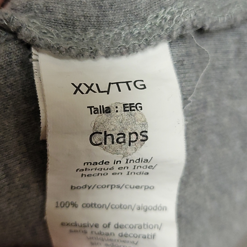 Chaps 1/4 Zip Pullover Sweatshirt - Picture 5 of 7